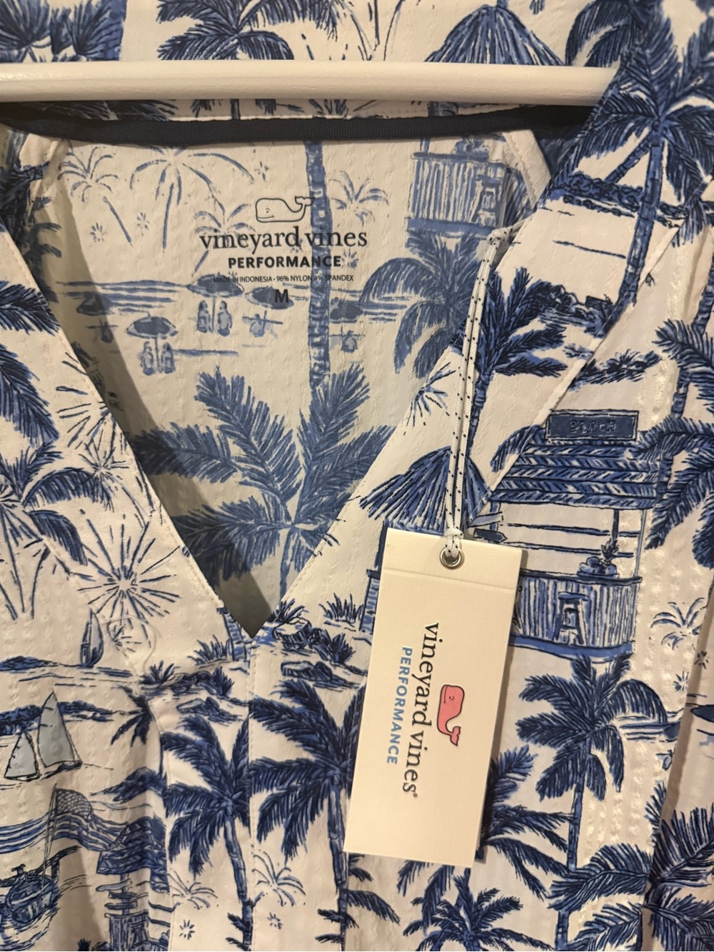 Brand New w/ Tags Vineyard Vines Beachy Toile Sophie Harbor Dress! Medium! - Picture 3 of 6